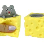 Squishy Cheese Mouse Squishy Sensory Mouse Pop It