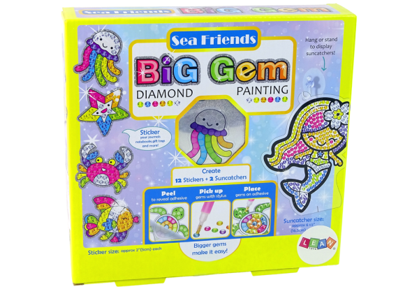 Diamond Embroidery Creative Sticker Set Marine Animals
