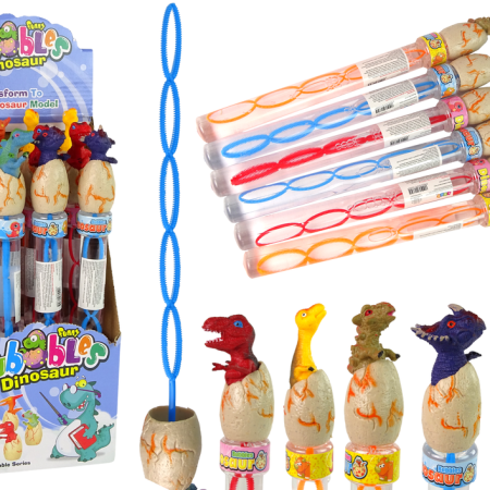 Soap bubbles Dinosaurs 34 cm Various colours