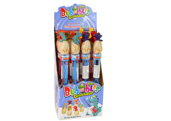 Soap bubbles Dinosaurs 34 cm Various colours