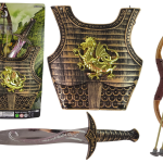 Samurai Knight Costume Bow Sword Set