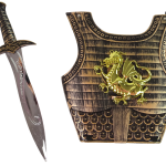 Samurai Knight Costume Bow Sword Set