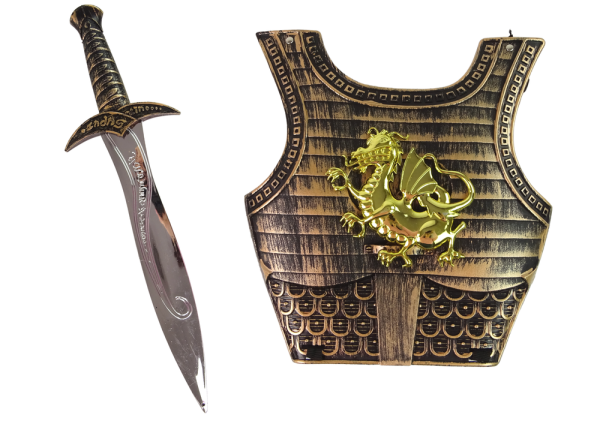 Samurai Knight Costume Bow Sword Set