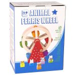 Rotating Wooden Ferris Wheel Figures