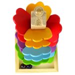 Wooden Tree Ball Track Ball Slide Leaves