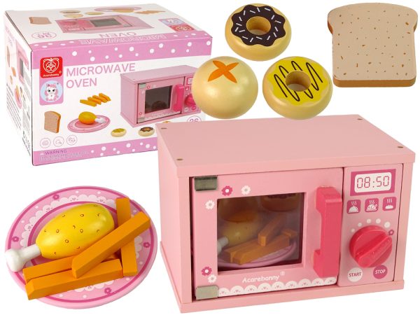 Wooden Microwave Cooker Food