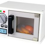 Wooden Microwave Cooker Food white