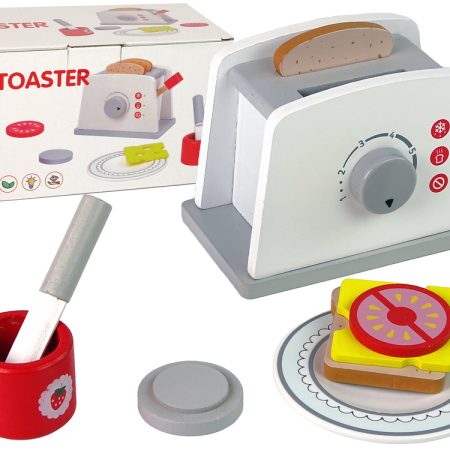 Wooden Toaster Breakfast Accessories Knob For Kids