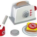 Wooden Toaster Breakfast Accessories Knob For Kids