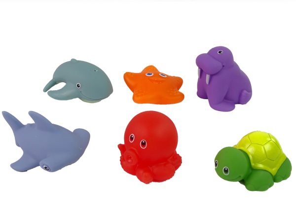Water Animals Rubber Mesh Shark Bathing Set