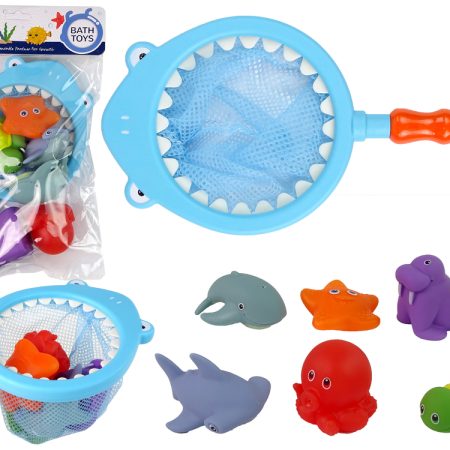 Water Animals Rubber Mesh Shark Bathing Set
