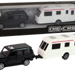 Jeep Black Caravan Vehicle Set Metal Elements