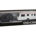 Jeep Black Caravan Vehicle Set Metal Elements