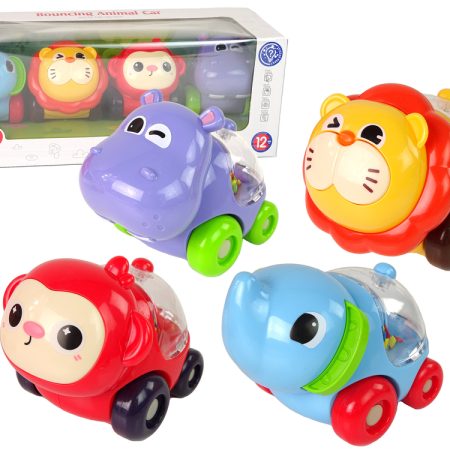 Set of Coloured Vehicles with Balls