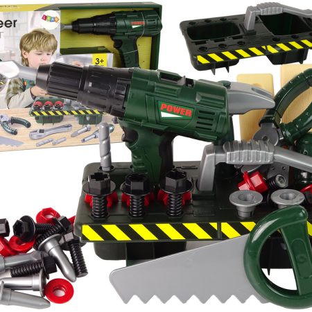 Handyman Set Battery Screwdriver Organiser Green
