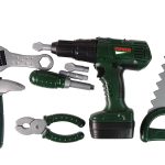 Handyman Set Battery Screwdriver Organiser Green