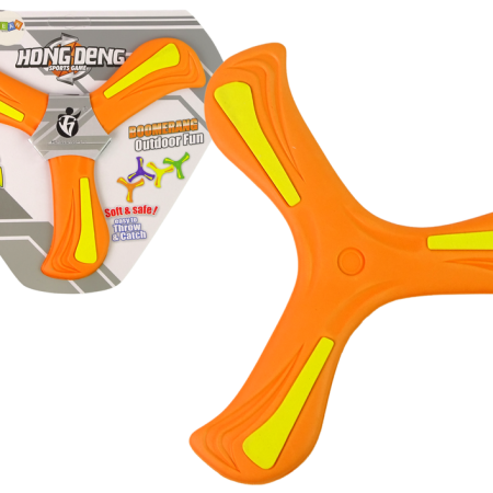 Boomerang Flying Disc Thrower Orange For Kids