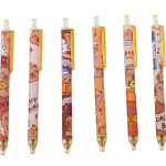 Capybara Pen Set 6 Pieces Blue Ink