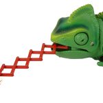 Remote Controlled Chameleon Green Light 28 cm