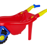 Children's Garden Wheelbarrow Shovel Rake Colorful Set 3 pcs.