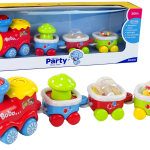 Colourful Educational Train for Toddlers  Light and sound effects