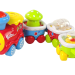 Colourful Educational Train for Toddlers  Light and sound effects