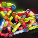 Luminous Educational Magnetic Bricks Set of 76 Elements