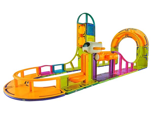 Magnetic Construction Blocks Sky Track 61 Pieces