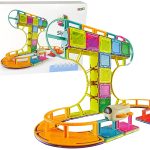 Magnetic Construction Blocks Sky Track 62 Pieces