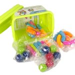 Educational Construction Magnetic Bricks Trunk 34 Elements