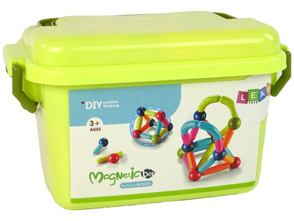 Magnetic Building Blocks Educational Trunk 68 Elements