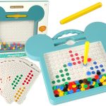 Magnetic Board Shapes Pictures Beads Drawing Cards