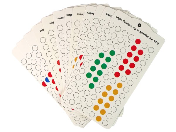 Magnetic Board Shapes Pictures Beads Drawing Cards