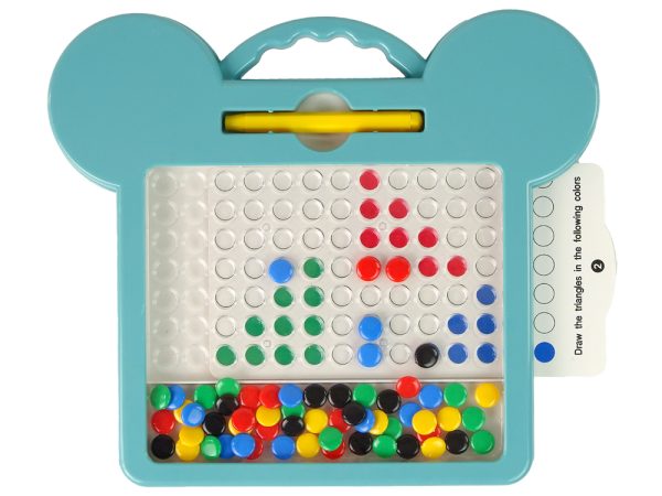 Magnetic Board Shapes Pictures Beads Drawing Cards