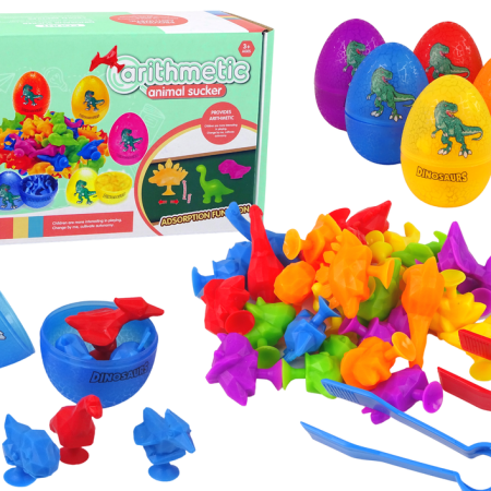 Dinosaur Eggs Rubber Suction Cup Figures