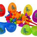 Dinosaur Eggs Rubber Suction Cup Figures