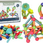 Magnetic Plastic Construction Blocks 78 Elements