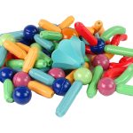 Magnetic Plastic Construction Blocks 78 Elements