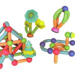 Magnetic Plastic Construction Blocks 78 Elements