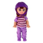 Lucy Doll Set Pink Scooter Skateboard Helmets