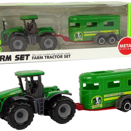 Tractor with Trailer Green