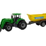 Farm Vehicle Tractor Trailer D Green