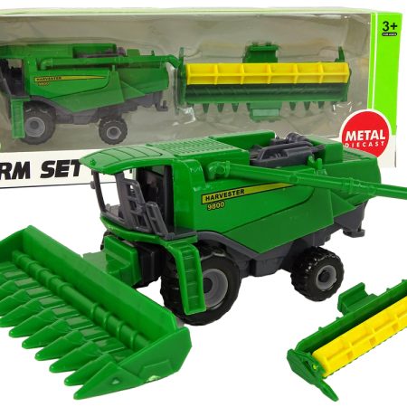 Farm Vehicle Combine with Seeder Green Yellow