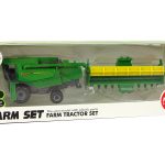 Farm Vehicle Combine with Seeder Green Yellow
