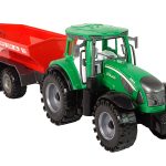 Green Tractor with Red Trailer Fractal Drive