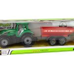 Green Tractor with Red Trailer Fractal Drive