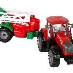 Farm Tractor With Red Sprayer