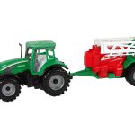 Green Farm Tractor with Red and Green Sprayer Fricative Drive