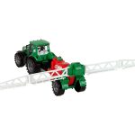 Green Farm Tractor with Red and Green Sprayer Fricative Drive
