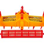 Red Tractor with Orange Cultivator Drive